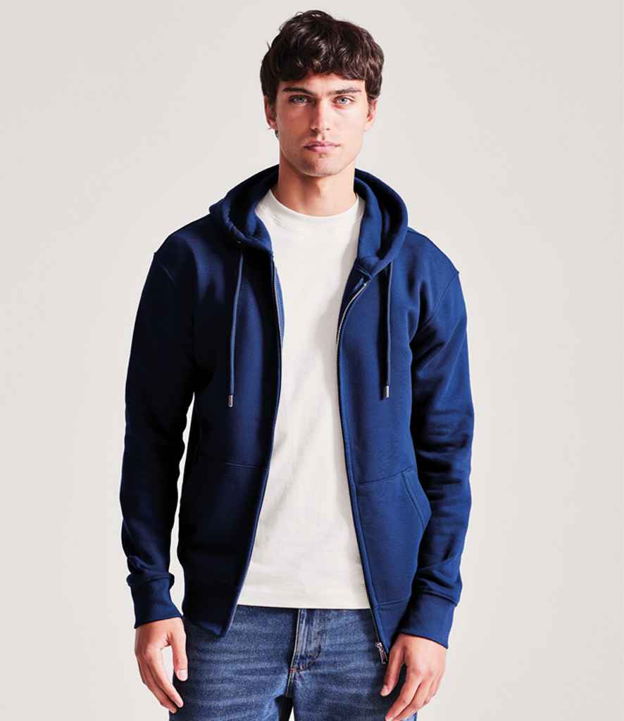 Anthem Organic Full Zip Hoodie | Navy