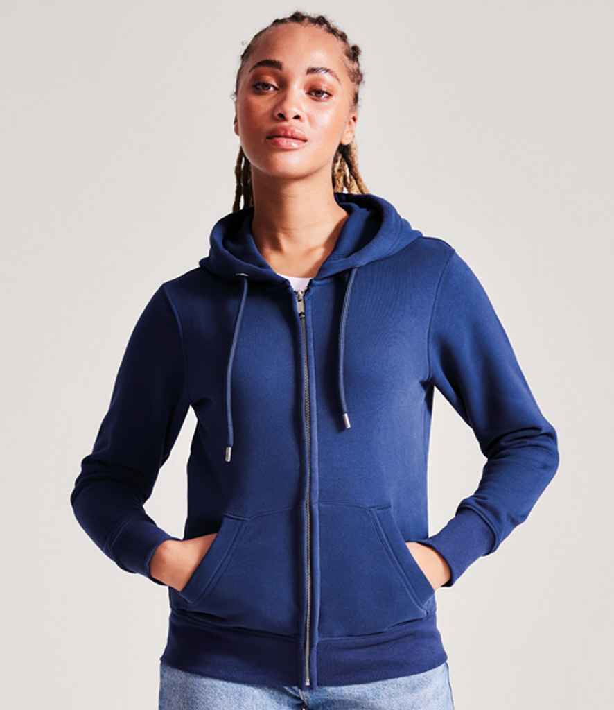 Anthem Ladies Organic Full Zip Hoodie | Navy