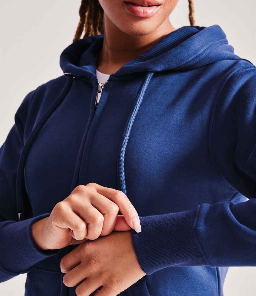 Anthem Ladies Organic Full Zip Hoodie | Navy