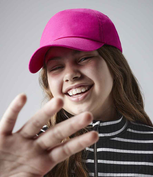 Beechfield Kids Original 5 Panel Cap | Fuchsia