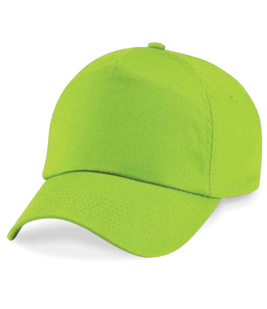 Beechfield Kids Original 5 Panel Cap | Lime Green