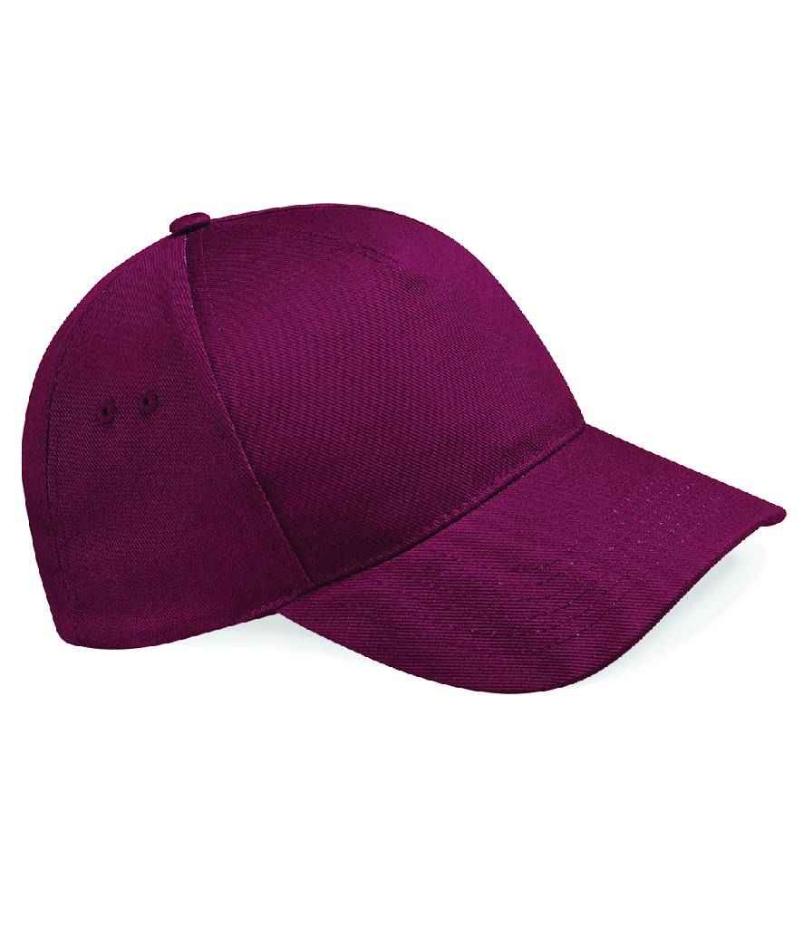Beechfield Ultimate 5 Panel Cap | Burgundy