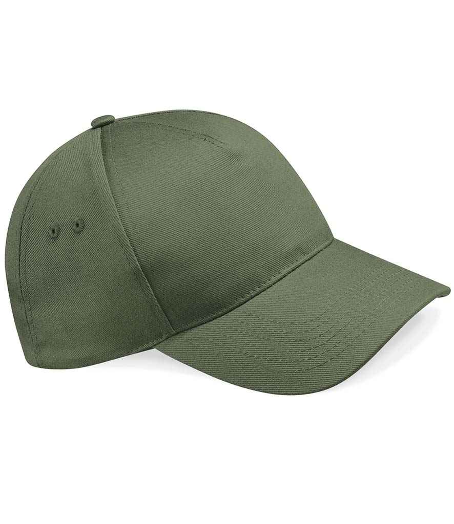 Beechfield Ultimate 5 Panel Cap | Olive Green