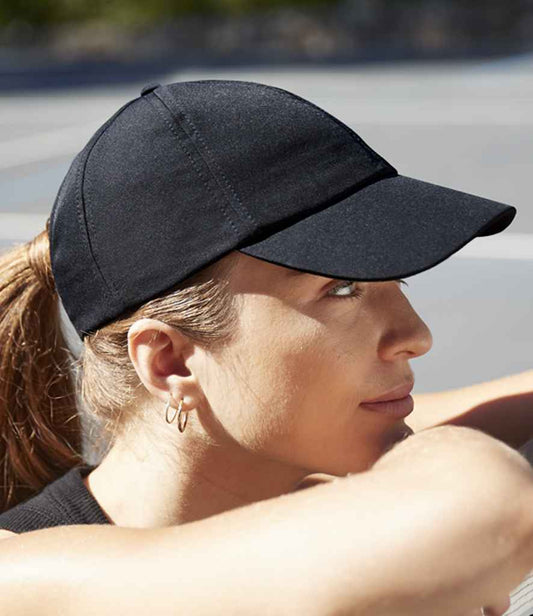 Beechfield Performance Ponytail Cap | Black