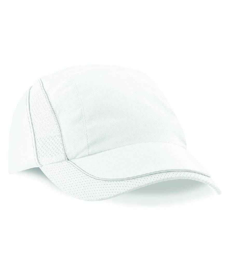 Beechfield Coolmax® Flow Mesh Cap | White