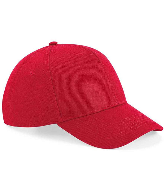 Beechfield Ultimate 6 Panel Cap | Classic Red