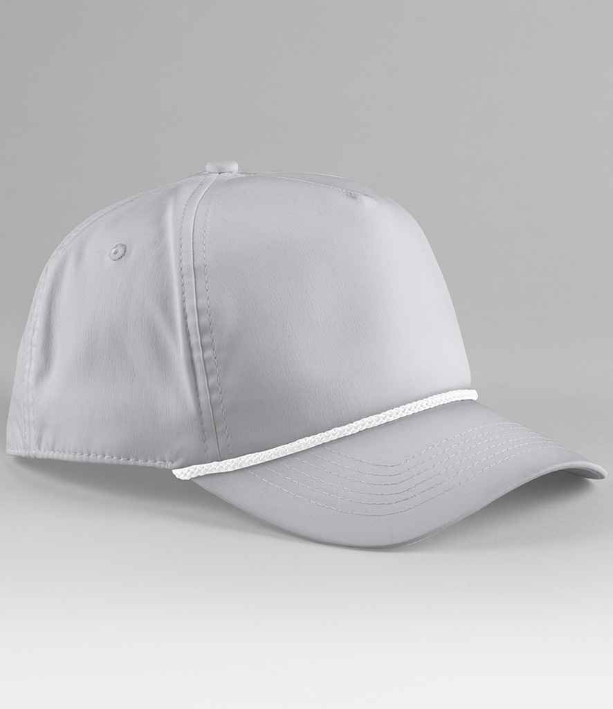 Beechfield Rope Detail Golf Cap | Light Grey/White