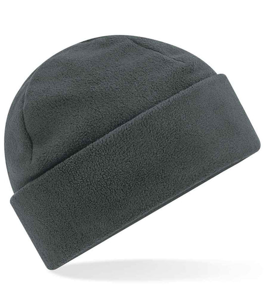 Beechfield Recycled Fleece Cuffed Beanie | Steel Grey