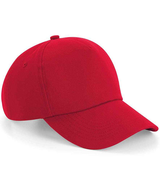 Beechfield Authentic 5 Panel Cap | Classic Red