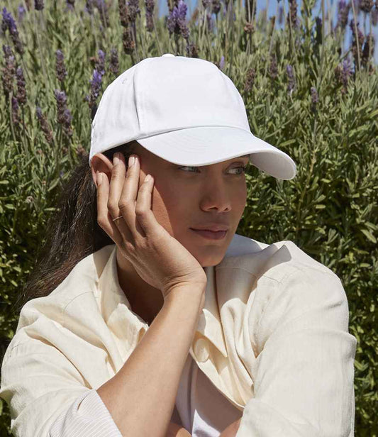 Beechfield Authentic 5 Panel Cap | White