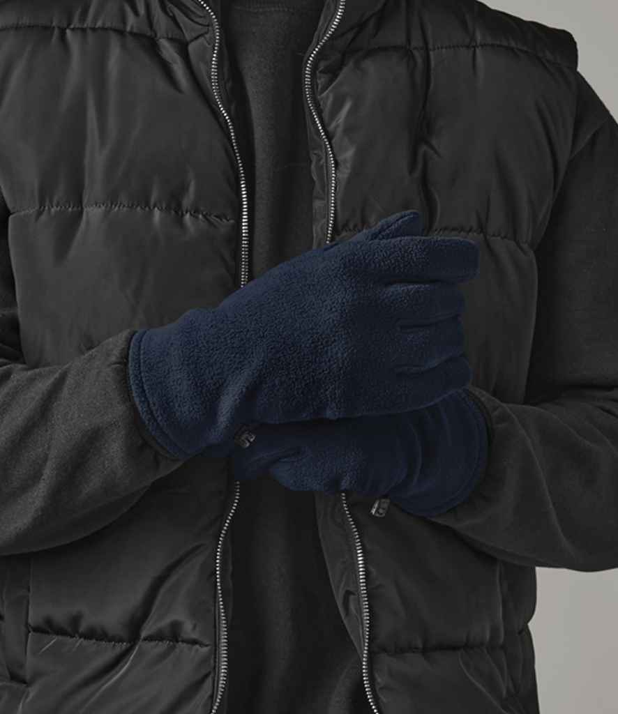 Beechfield Recycled Fleece Gloves | French Navy