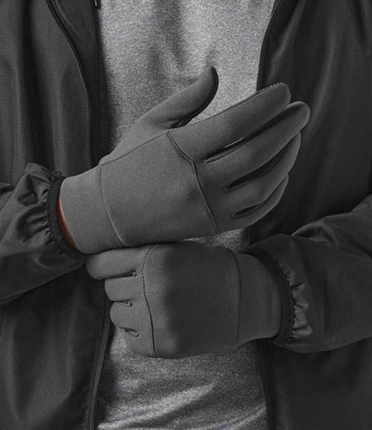 Beechfield Sports Tech Soft Shell Gloves | Graphite Grey