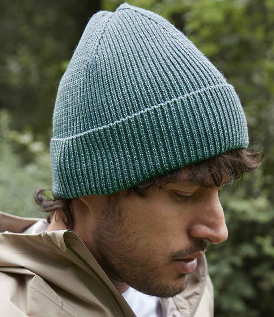 Beechfield Streetlite Reflective Beanie | Marina Green