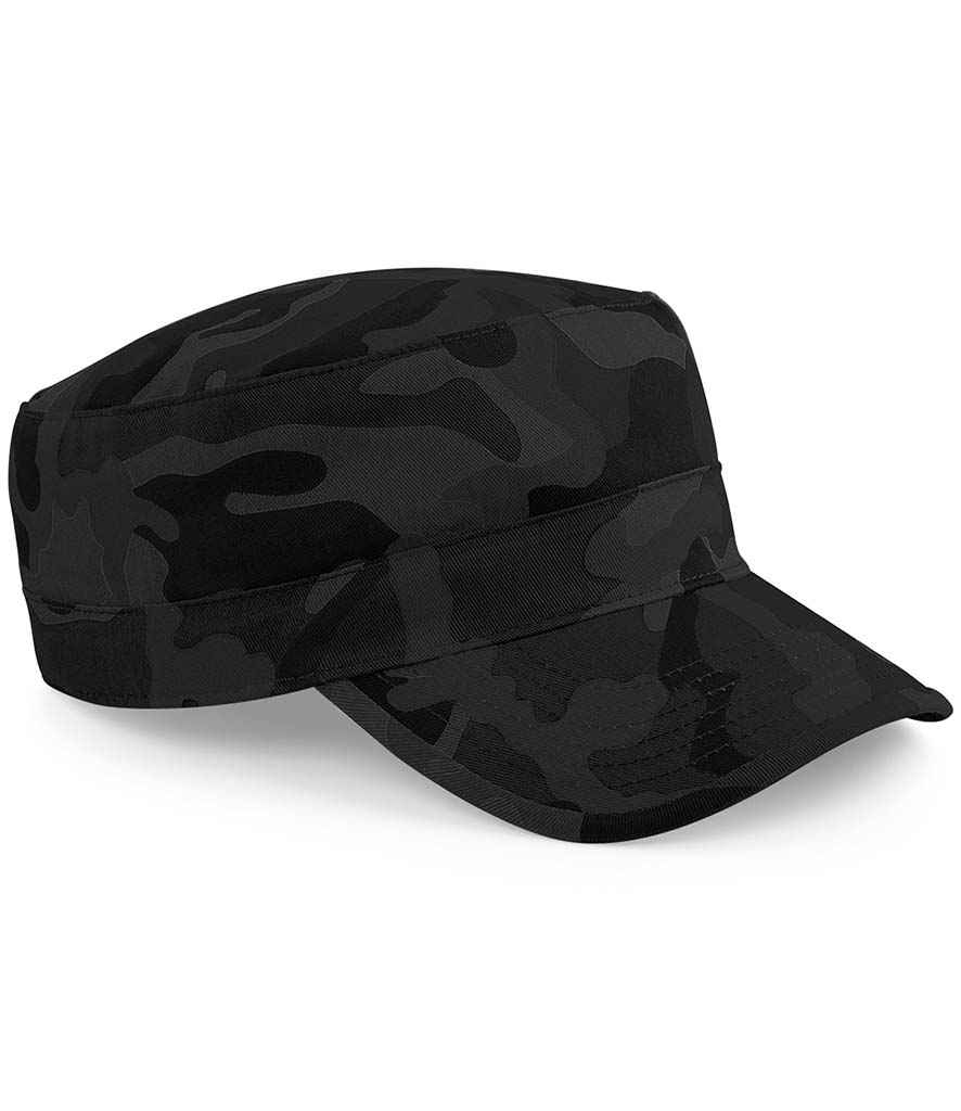 Beechfield Camo Army Cap | Midnight Camo