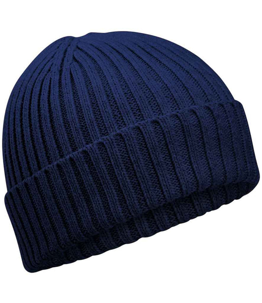 Beechfield Kids Organic Cotton Beanie | Oxford Navy