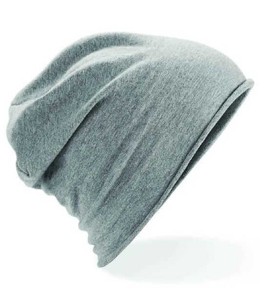 Beechfield Jersey Beanie | Heather Grey