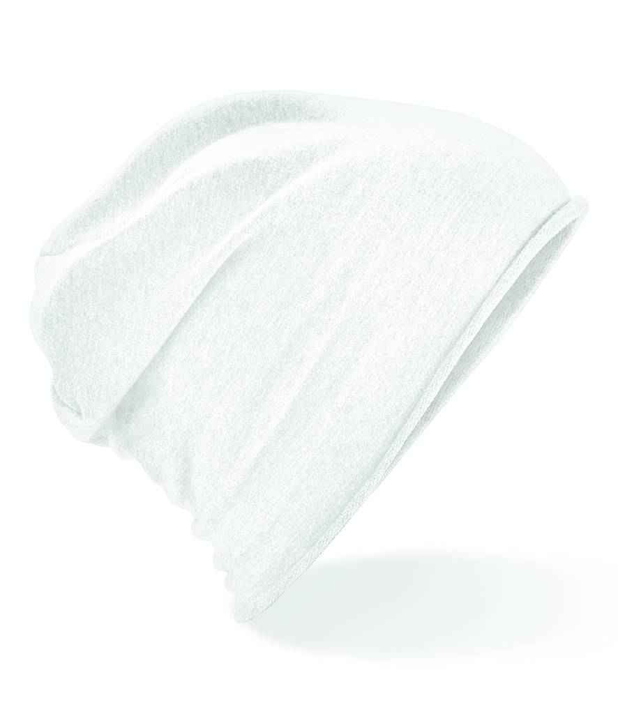Beechfield Jersey Beanie | White