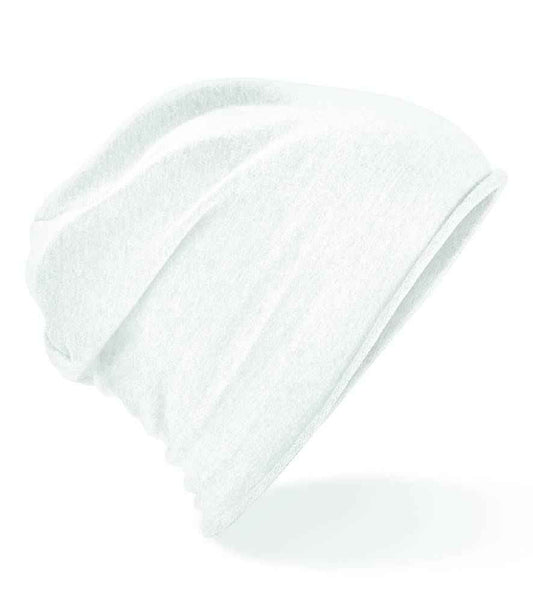 Beechfield Jersey Beanie | White