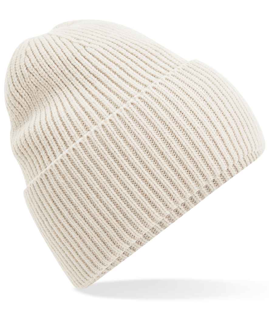 Beechfield Recycled Oversized Cuffed Beanie | Oatmeal