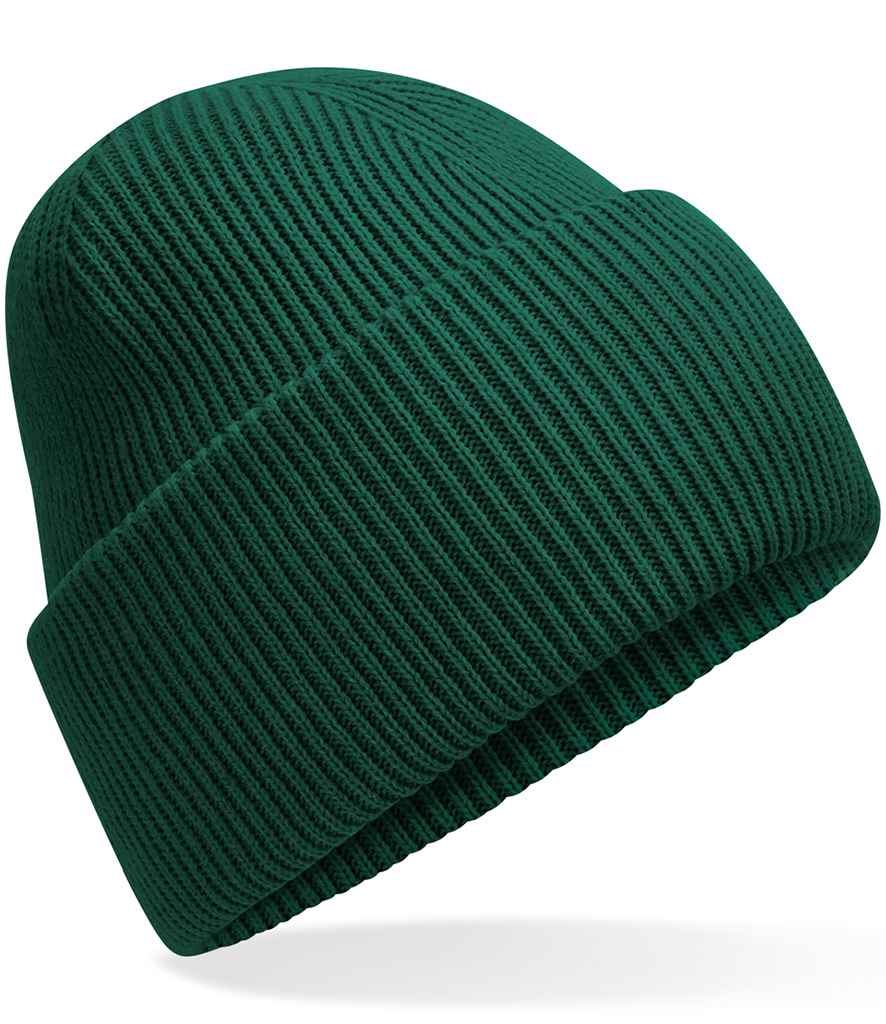 Beechfield Classic Engineered Deep Cuffed Beanie | Bottle Green
