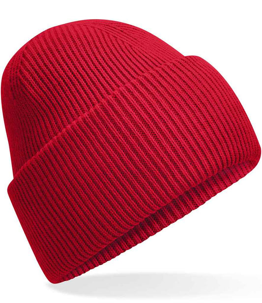 Beechfield Classic Engineered Deep Cuffed Beanie | Classic Red