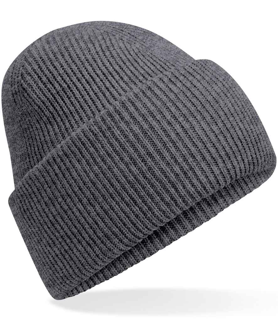 Beechfield Classic Engineered Deep Cuffed Beanie | Granite