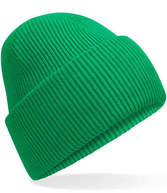 Beechfield Classic Engineered Deep Cuffed Beanie | Kelly Green