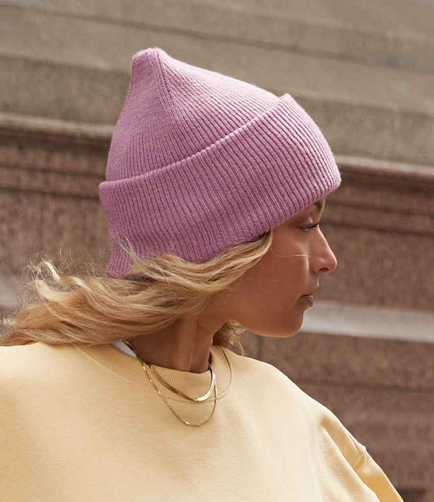 Beechfield Classic Engineered Deep Cuffed Beanie | True Pink