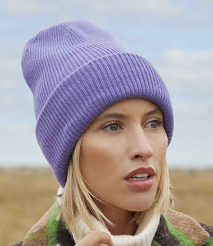 Beechfield Classic Engineered Deep Cuffed Beanie | Violet