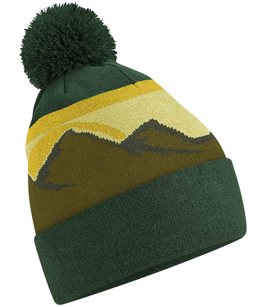 Beechfield Mountain Peaks Pom Pom Beanie | Alpine Peaks