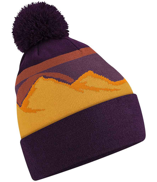 Beechfield Mountain Peaks Pom Pom Beanie | Desert Peaks