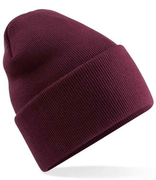 Beechfield Original Recycled Deep Cuffed Beanie | Burgundy