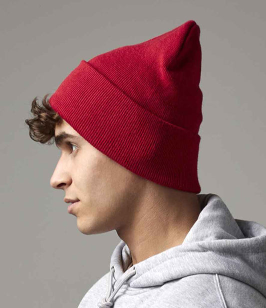 Beechfield Original Recycled Deep Cuffed Beanie | Classic Red