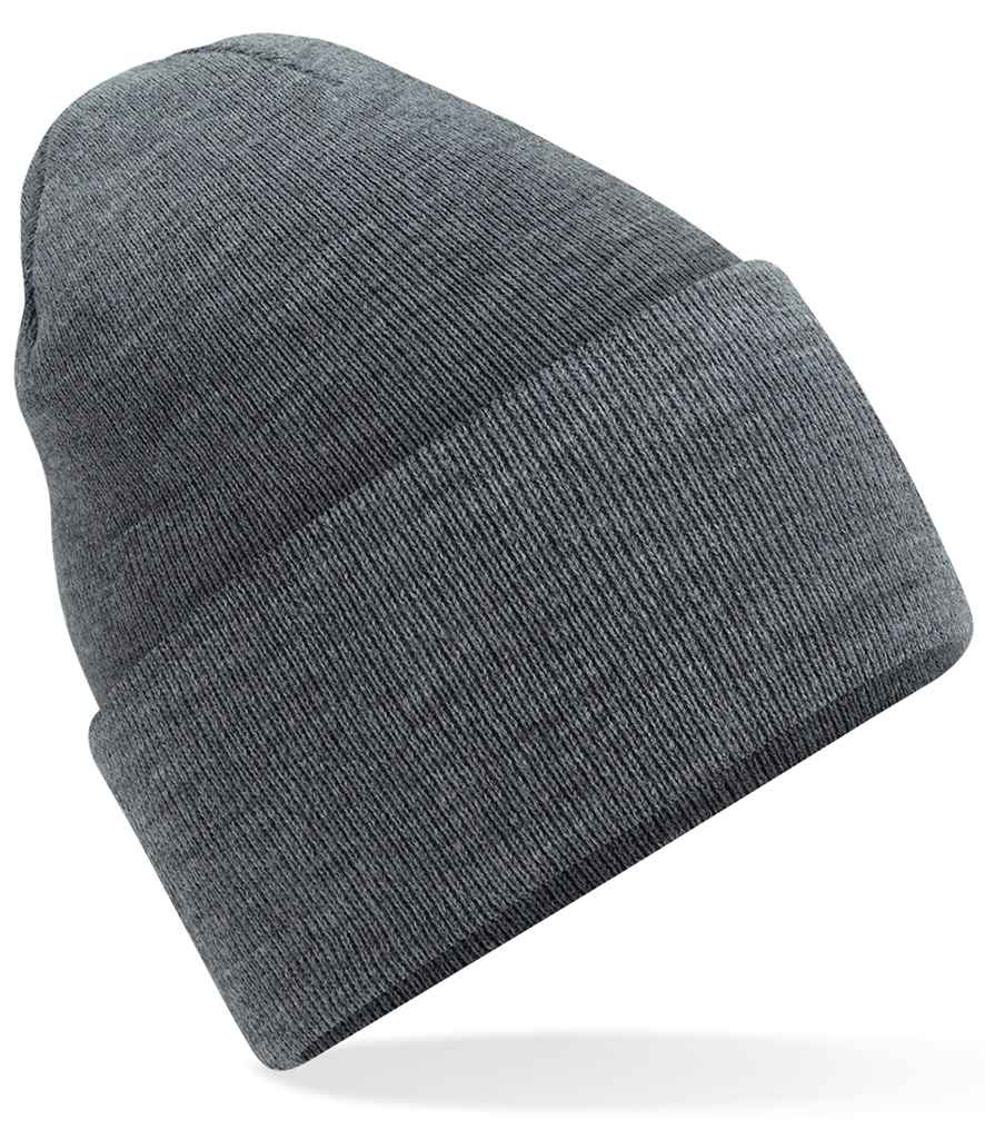 Beechfield Original Recycled Deep Cuffed Beanie | Granite