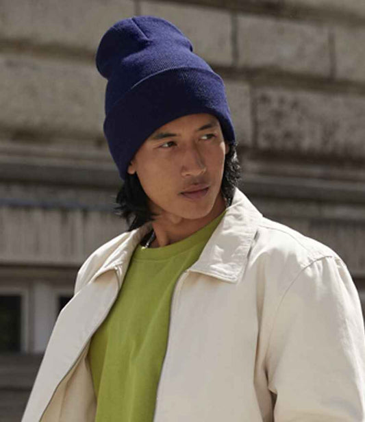 Beechfield Original Recycled Deep Cuffed Beanie | Oxford Navy