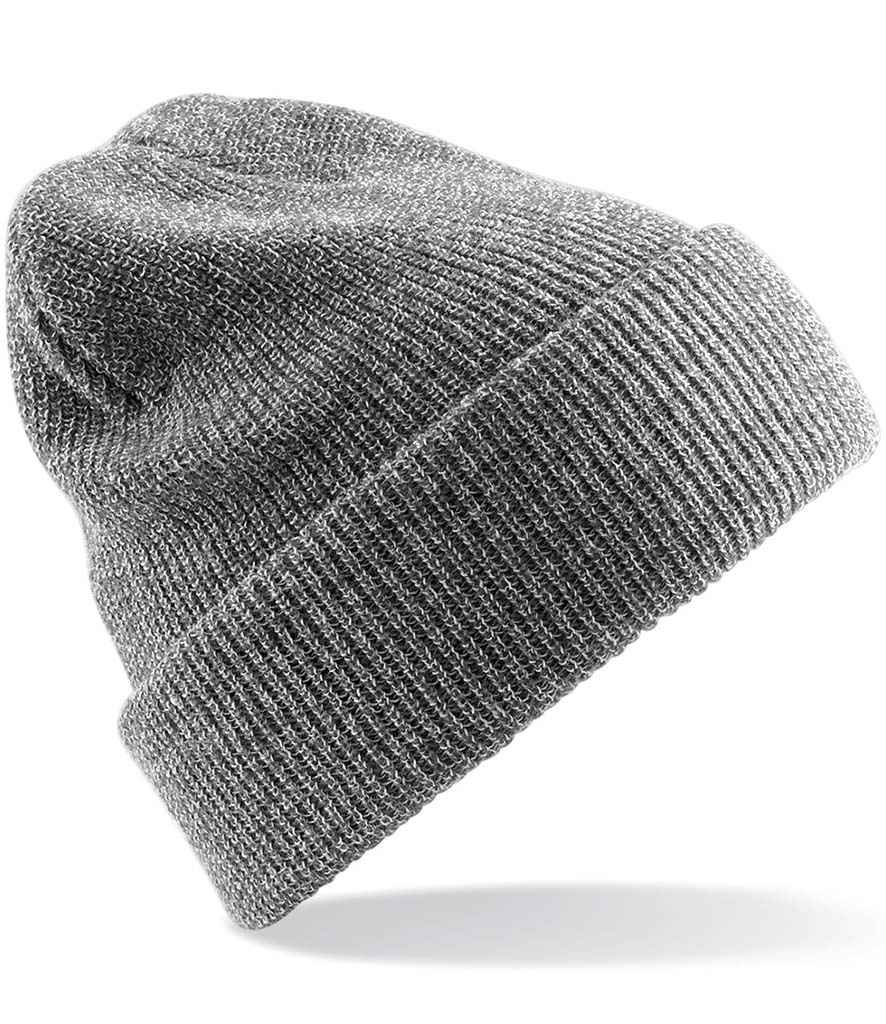 Beechfield Heritage Beanie | Heather Grey