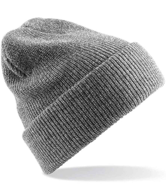 Beechfield Heritage Beanie | Heather Grey