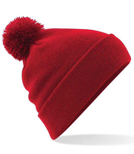 Beechfield Original Pom Pom Beanie | Classic Red