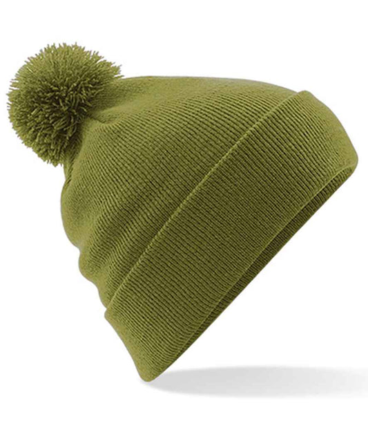 Beechfield Original Pom Pom Beanie | Moss Green