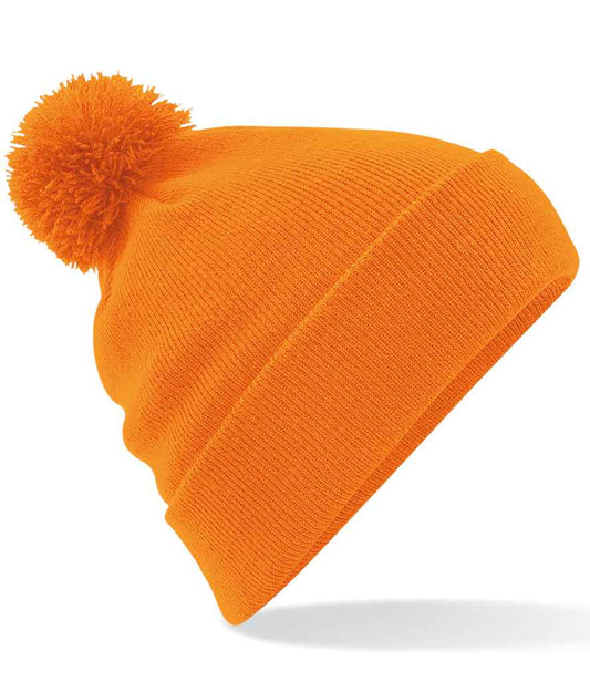 Beechfield Original Pom Pom Beanie | Orange