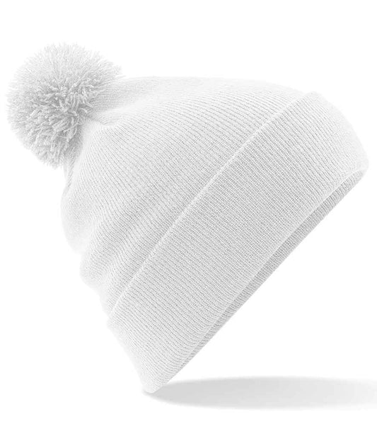 Beechfield Original Pom Pom Beanie | White