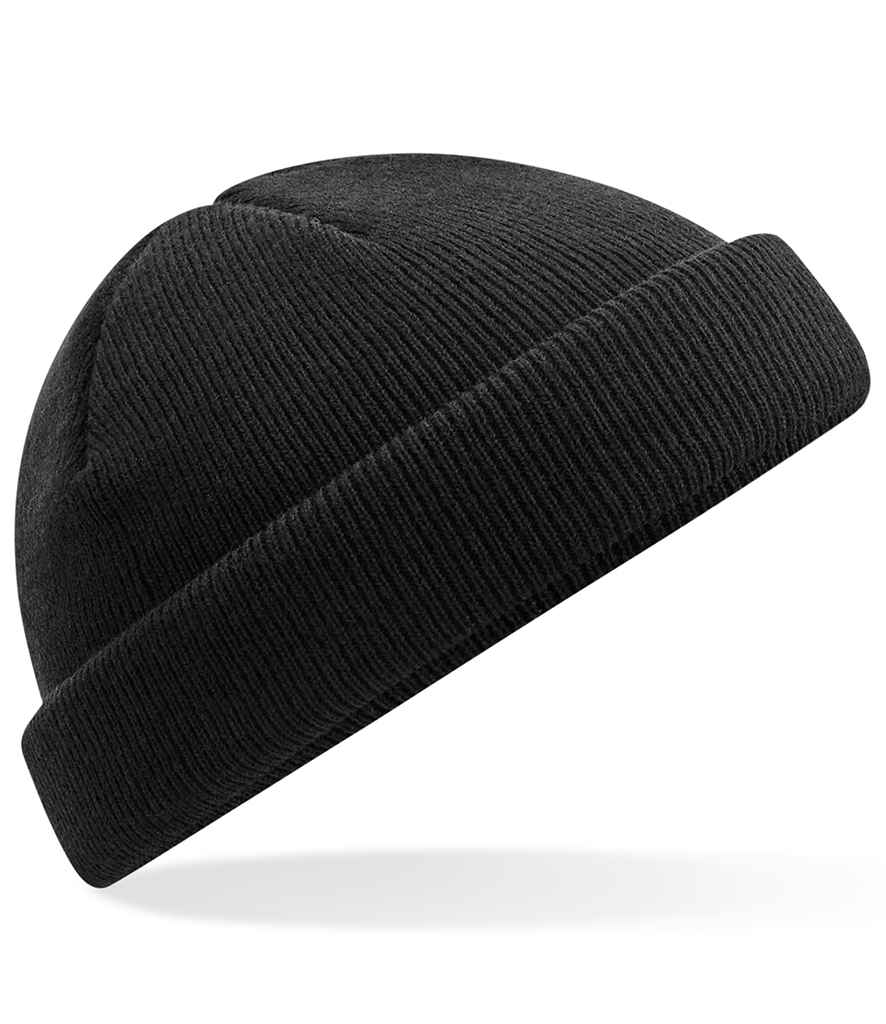 Beechfield Recycled Mini Fisherman Beanie | Black