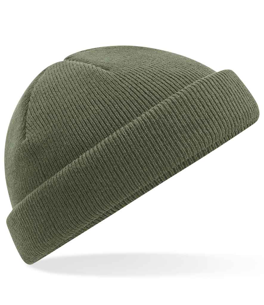 Beechfield Recycled Mini Fisherman Beanie | Olive Green