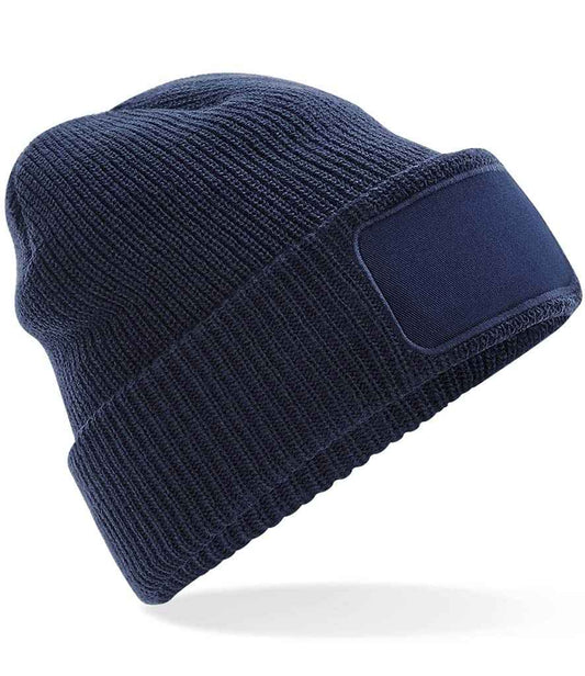 Beechfield Thinsulate™ Patch Beanie | French Navy