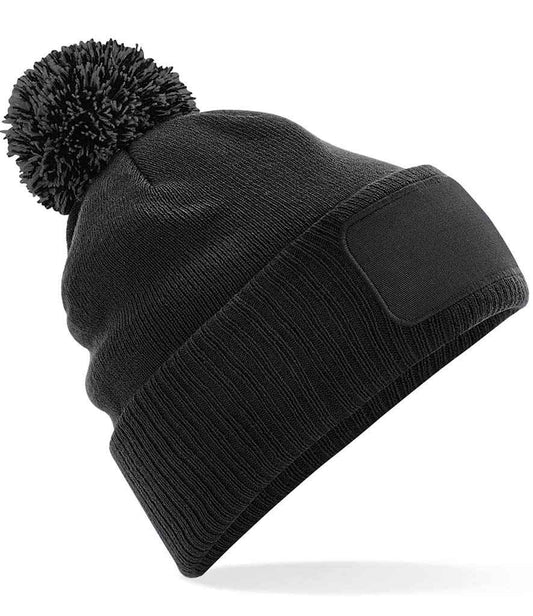 Beechfield Snowstar® Printers Beanie | Black/Graphite Grey