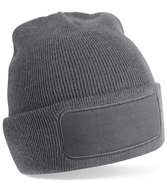 Beechfield Recycled Original Patch Beanie | Graphite Grey