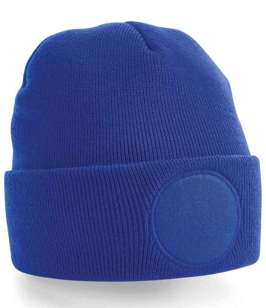 Beechfield Circular Patch Beanie | Bright Royal