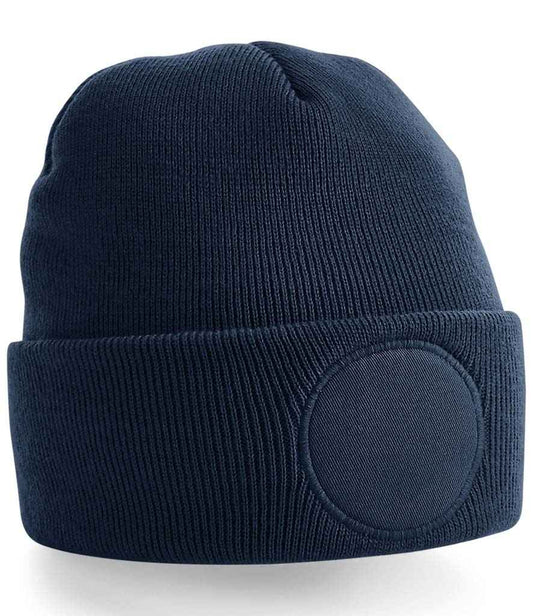Beechfield Circular Patch Beanie | French Navy