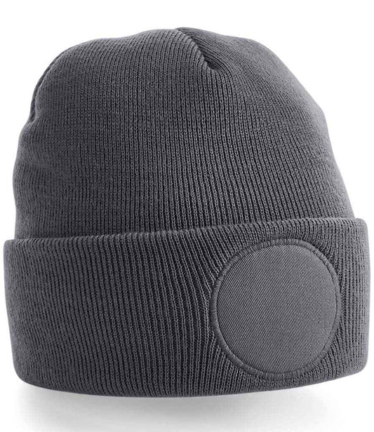 Beechfield Circular Patch Beanie | Graphite Grey