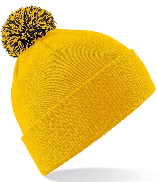Beechfield Snowstar® Beanie | Gold/Black